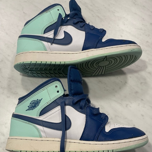 *USED* Air Jordan 1 Mid Mint Foam - Picture 2 of 14